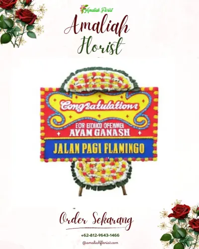 Bunga Papan Congratulation di Pasurenan